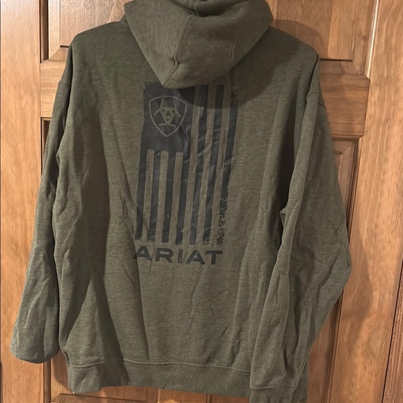 Ariat Olive Green Hoodie - Picture 2 of 2